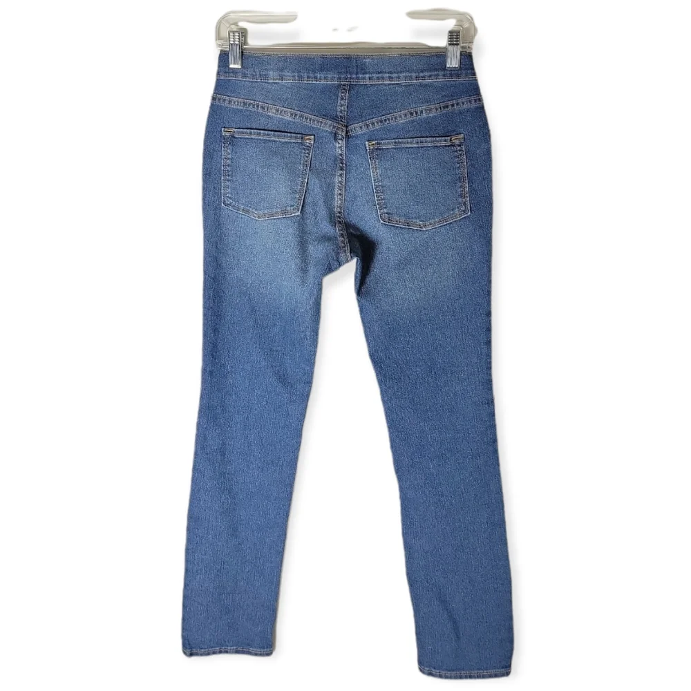 Old Navy girls skinny pull on Jeans XL 14 medium wash stretch denim